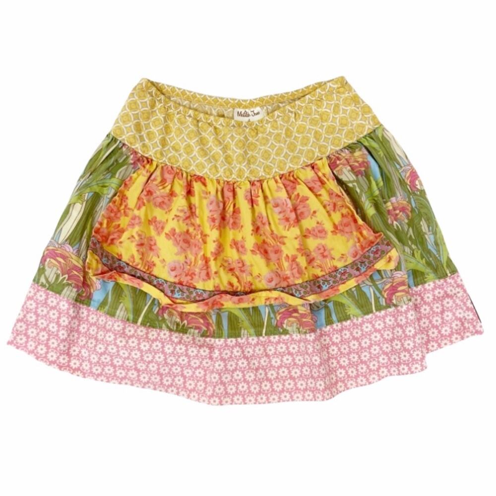 Matilda Jane Mixed Print Floral Skirt Sz 4